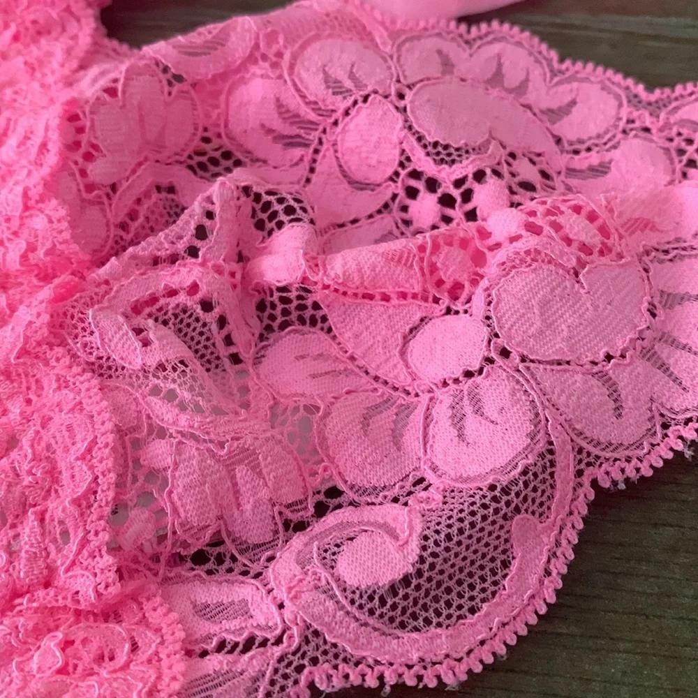 Free people HAH CHI bralette new xs hot pink